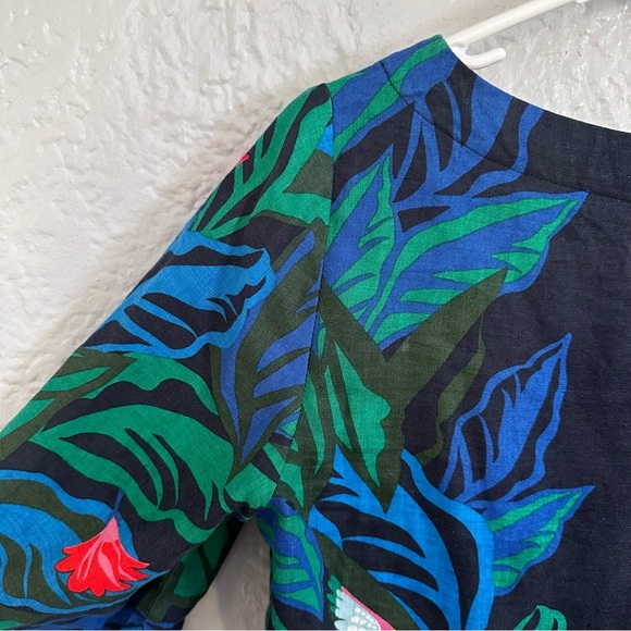 Boden Laurie Linen Top, Exotic Escape - Picture 10 of 11